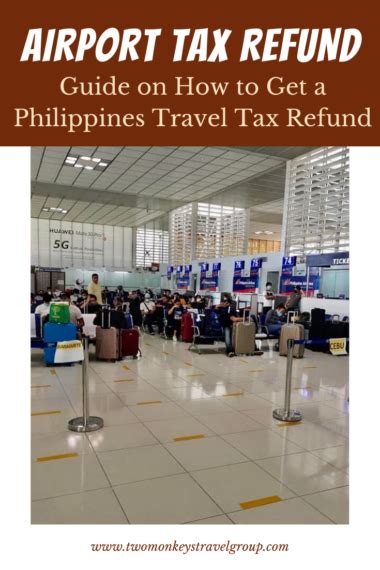 tieza travel tax refund|Airport Tax Refund: Guide on How to Get a Philippine Travel Tax Refund.